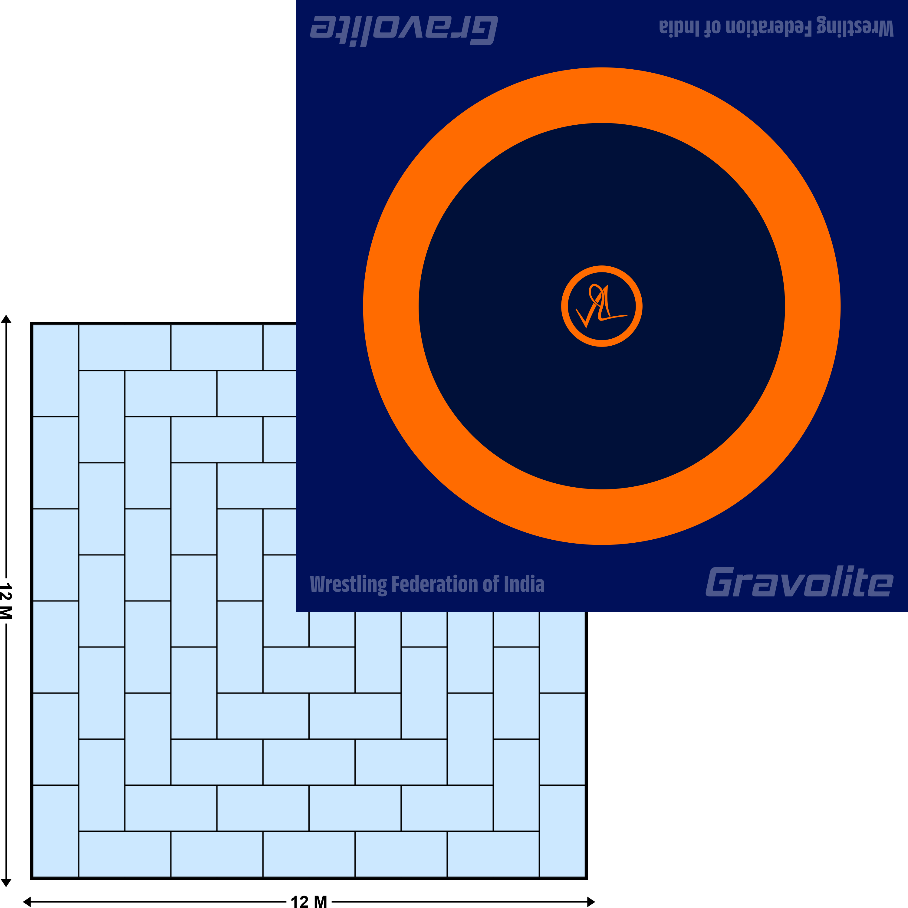 Approved Wrestling Mat