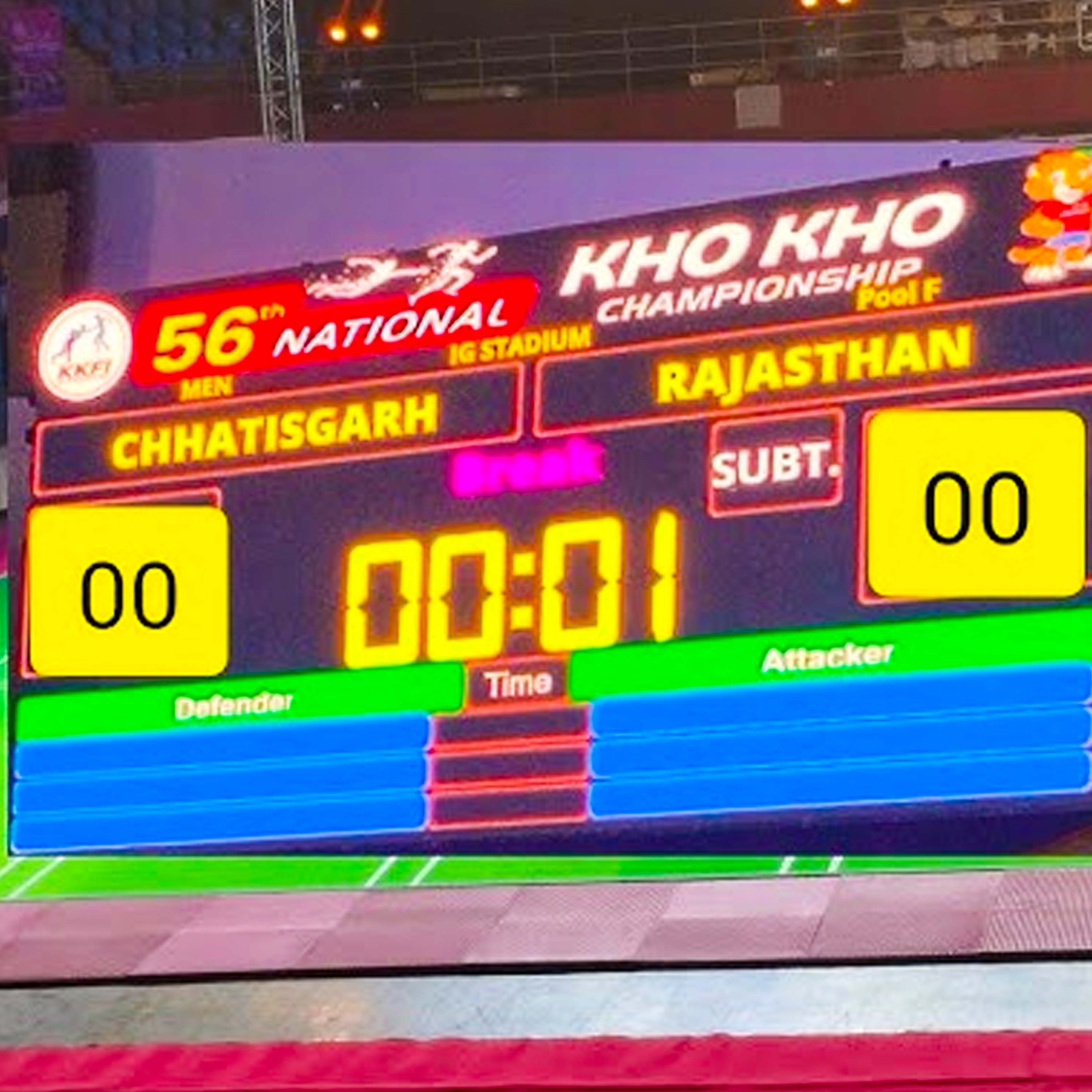 Kho Kho Scoreboard